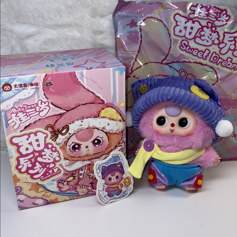 Baby Three Sweet Dreams Plush Blind Box Confirmed Slumberule